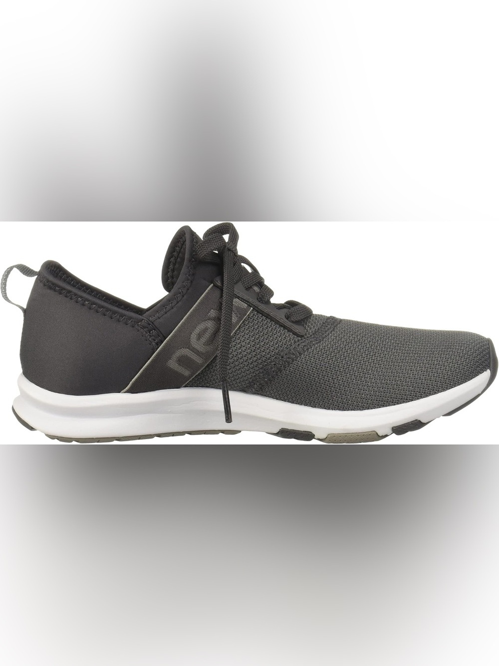 New Balance Women’s Dark Gray Knit Lace-Up Sneakers